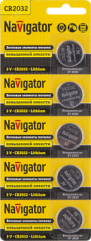 Батарейка NBT-CR2032-BP5 17014