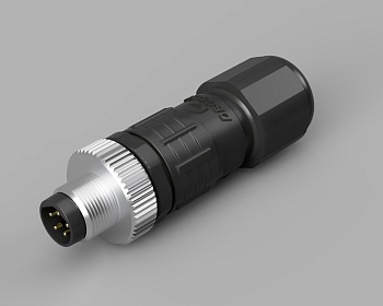 Вилочный разъем PA-M8B-05P-MM-SL7001 - Вилочный разъем на кабель, 5 полюсов, M8, прямой, фиксация провода пайкой, B-Code, диаметр кабеля: 4,0-6,0 мм, сечение: 0,25-0,34 мм кв., 3А, 30V, пластик