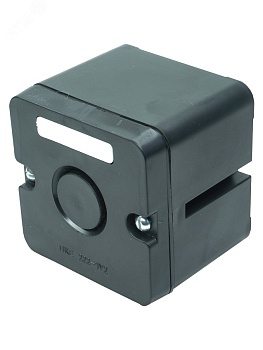 Пост управления ПКЕ 222-1 У2 10А 660В 1 элемент черн. цилиндр накладной IP54 ET519075