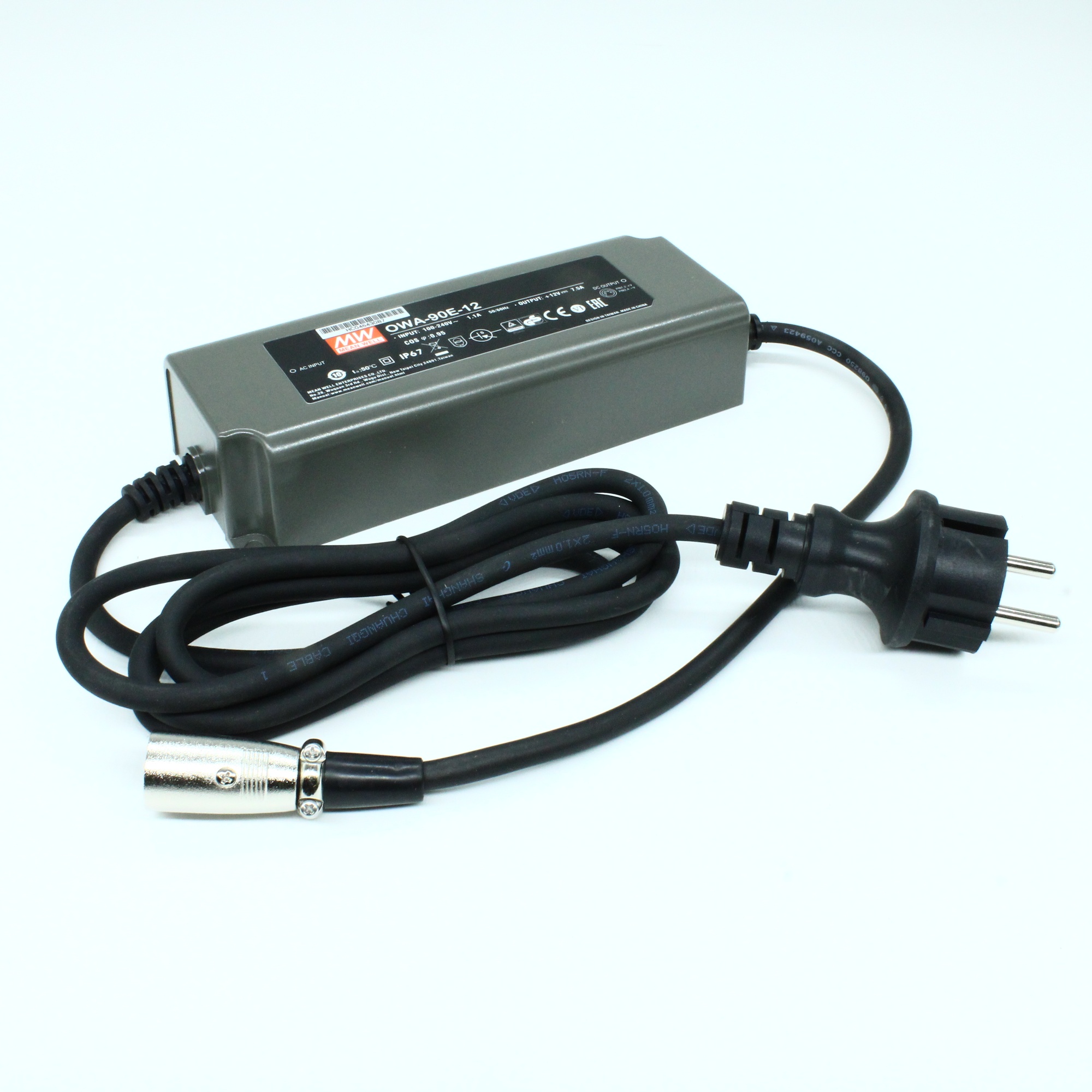 OWA-90E-12 - AC-DC, 90Вт, сетевой адаптер, выход 12В/7.5A