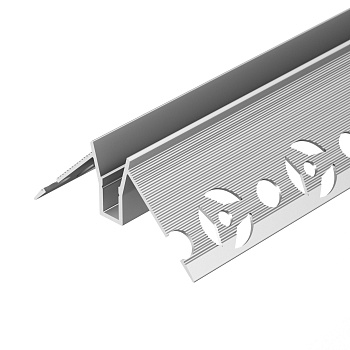 Профиль DECORE-S6-EXT-V-COMFORT-2000 ANOD внешний 043163 - Алюминиевый анодированный угловой профиль для светодиодных лент и линеек, под строительную отделку. Фиксируется при помощи строительной смеси. Декоративная контурная подсветка внешних углов стен и
