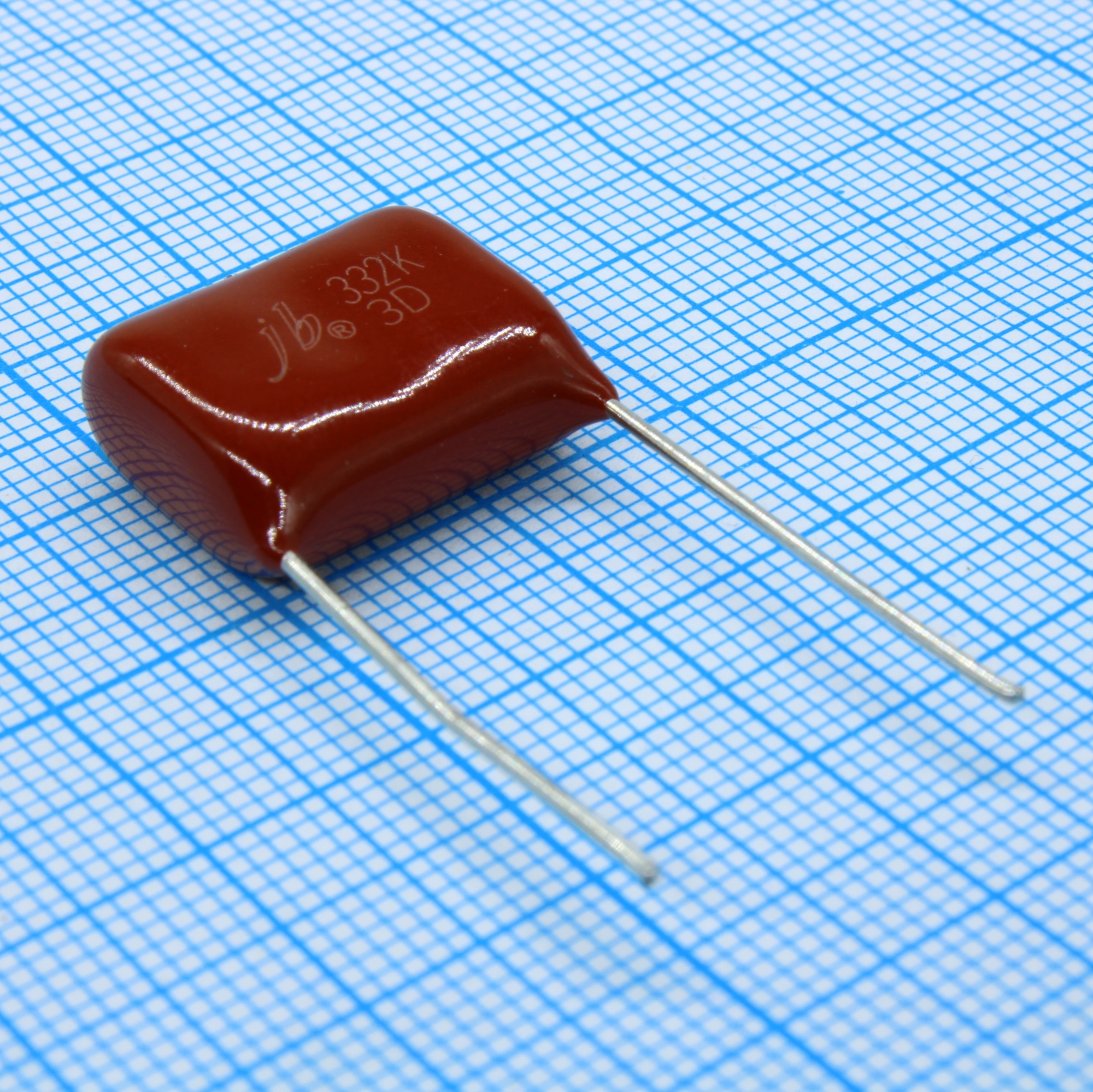 JFP03D332K150000B - Конленсатор пленочный 3300пФ 2000В полипропиленовый ±10% (19 X 9 X 16мм) радиальный 15мм 85°C россыпь