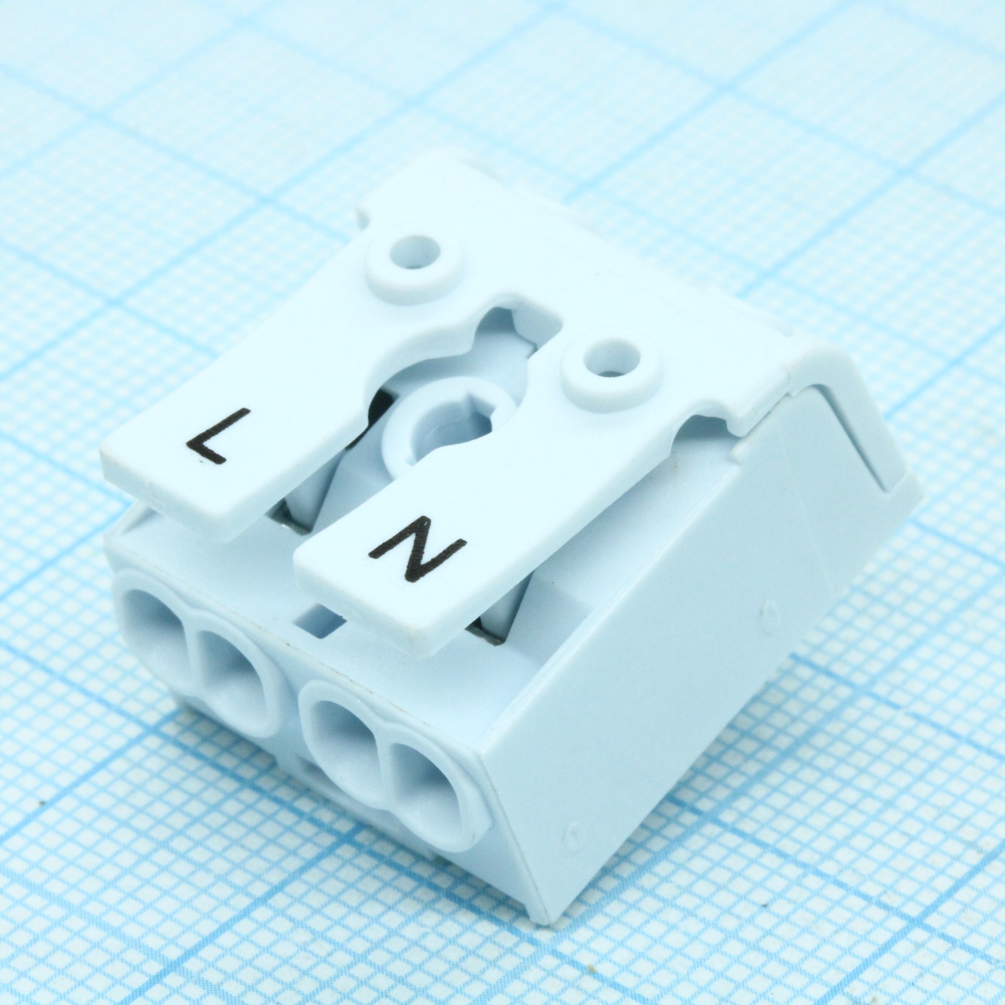 DG238-10.0-02P-19-01A(H) - Электромонтажный клеммник на 2 контакта.