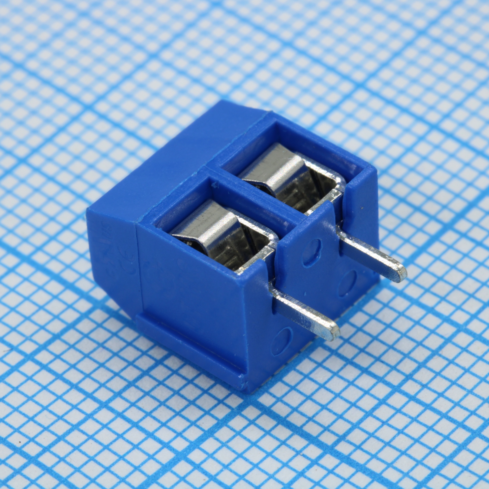 GT306-5.0-02P-12-00 - Винтовой клеммный блок с защитой провода, 2 контакта. Серия GT306-5.0