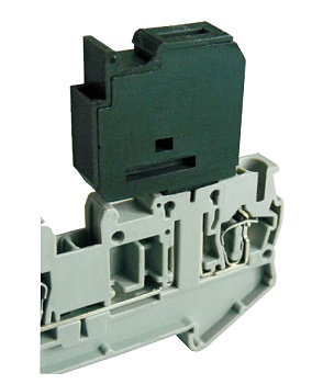 Предохранительный модуль P-RD(5X20) - Предохранительный модуль, 5X20, цвет: черный