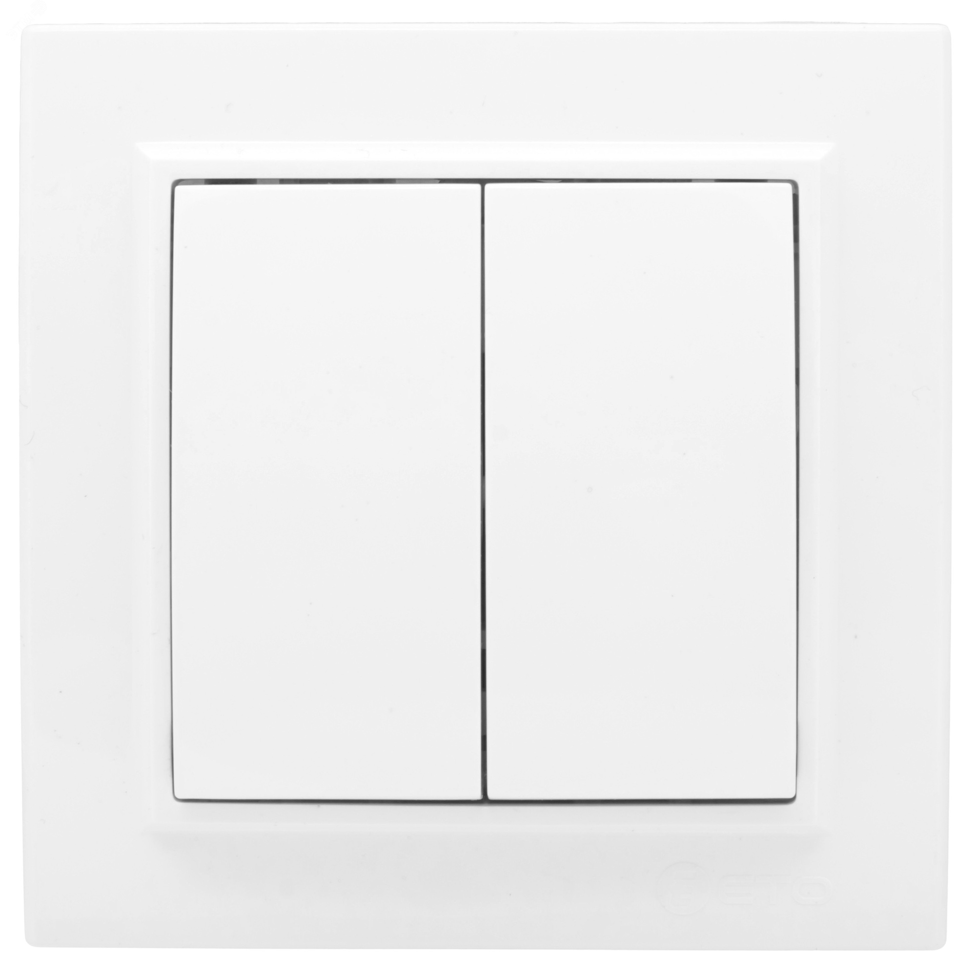 Выключатель 2-кл. СП Минск 10А IP20 бел. Basic ERV10-023-10