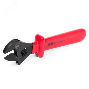 Ключ разводной диэлектрический 30 мм серия Эксперт - монтаж и демонтаж шестигранных болтов и гаек под напряжением до 1000 В