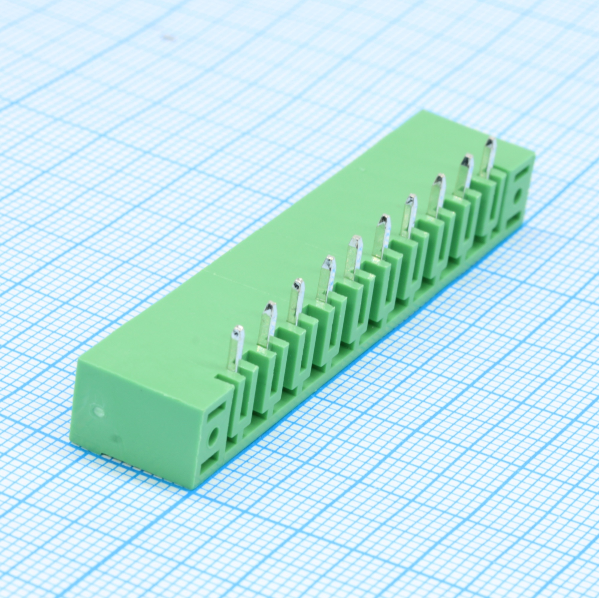 2EDGRM-5.0-10P-14-00A(H) - Разъемный клеммный блок на плату, 10 контактов. Серия 2EDGRM-5.0