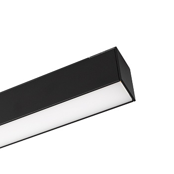 Светильник MAG-FLAT-45-L1005-30W Warm3000 (BK, 100 deg, 24V) 026962 - Светильник для магнитных треков шириной 45мм, 30Вт. Цвет свечения ТЕПЛЫЙ 3000K, световой поток 3250лм, угол 100°, CRI>90. Корпус прямоугольный, металл, цвет черный, IP20. Размеры LxWxH 