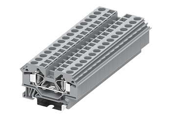 Проходная клемма 206911 - Проходная клемма, TA6, тип фиксации провода: пружинный, номинальное сечение: 6 мм кв., 41A, 800V, ширина: 8 мм, цвет: серый, тип монтажа: DIN 35