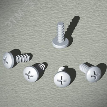 Винты самонарезающие, М4.8x12, 1 упак - 50 шт.(кр.1упак)