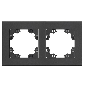 Рамка 2-м Афина универс. графит A0044-Gr