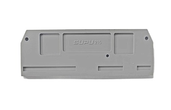 Торцевая крышка 215131 - Торцевая крышка для клемм TA1.5-2-2, цвет: серый