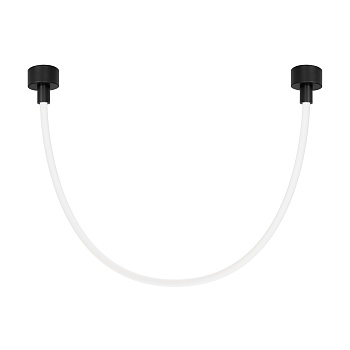 Светильник SP-TROPIC-SURFACE-R18-L1200-18W Day4000 (BK, 360 deg, 230V) 043393 - Подвесной светильник. Мощность 18 Вт, св. поток 1160 лм, 64 лм/Вт, дневной 4000 K, CRI>90, угол 360°, напряжение питания 230 В. Черный круглый корпус из стали, силиконовая гер