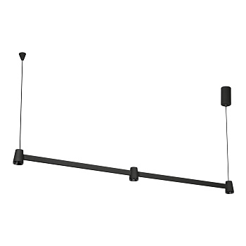 Светильник SP-ELIZEO-S1000-16W Warm3000 (BK, 35 deg, 230V) 036594 - Подвесной светильник. Мощность 16 Вт, св. поток 1010 лм, 63 лм/Вт, теплый 3000 K, CRI>90, угол 35°, напряжение питания 230 В. Черный корпус из алюминия, степень защиты IP20. Размер: длина