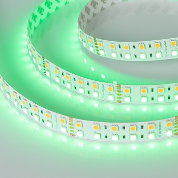 Лента RT-B144-19mm 24V RGBW-Day (32 W/m, IP20, 5060, 5m) 018144(2) - Светодиодная широкая лента RT-B144, открытая. Светодиоды 5060, 144 шт/м (720 шт на 5 м), белая плата, ширина 19 мм, скотч 3M. Цвет RGB + ДНЕВНОЙ 4000 K, цветопередача CRI>85, угол 120°. 