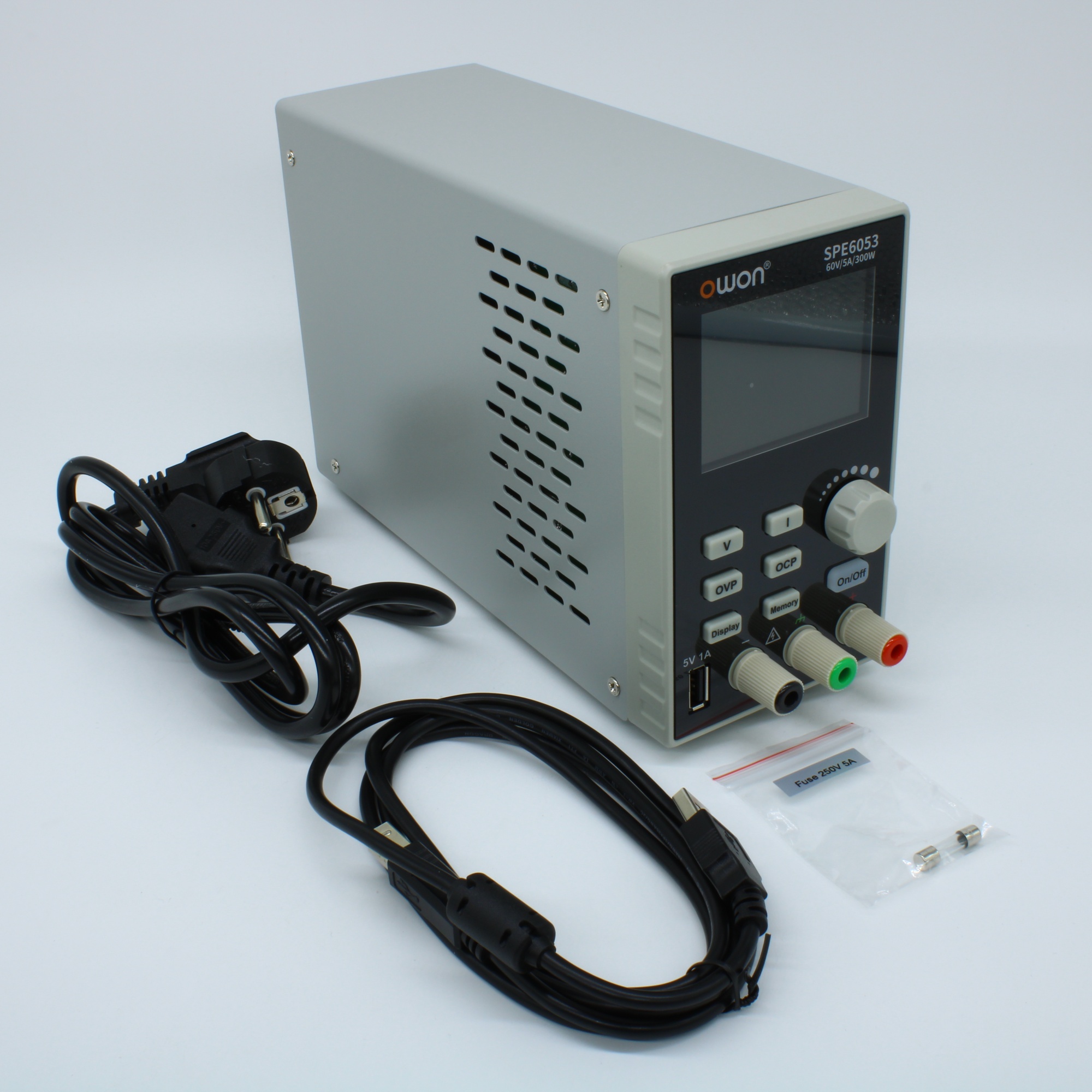 SPE6053 - Программируемый импульсный лабораторный источник питания 60В 5А 300Вт, разрешение 10мВ, 1мА