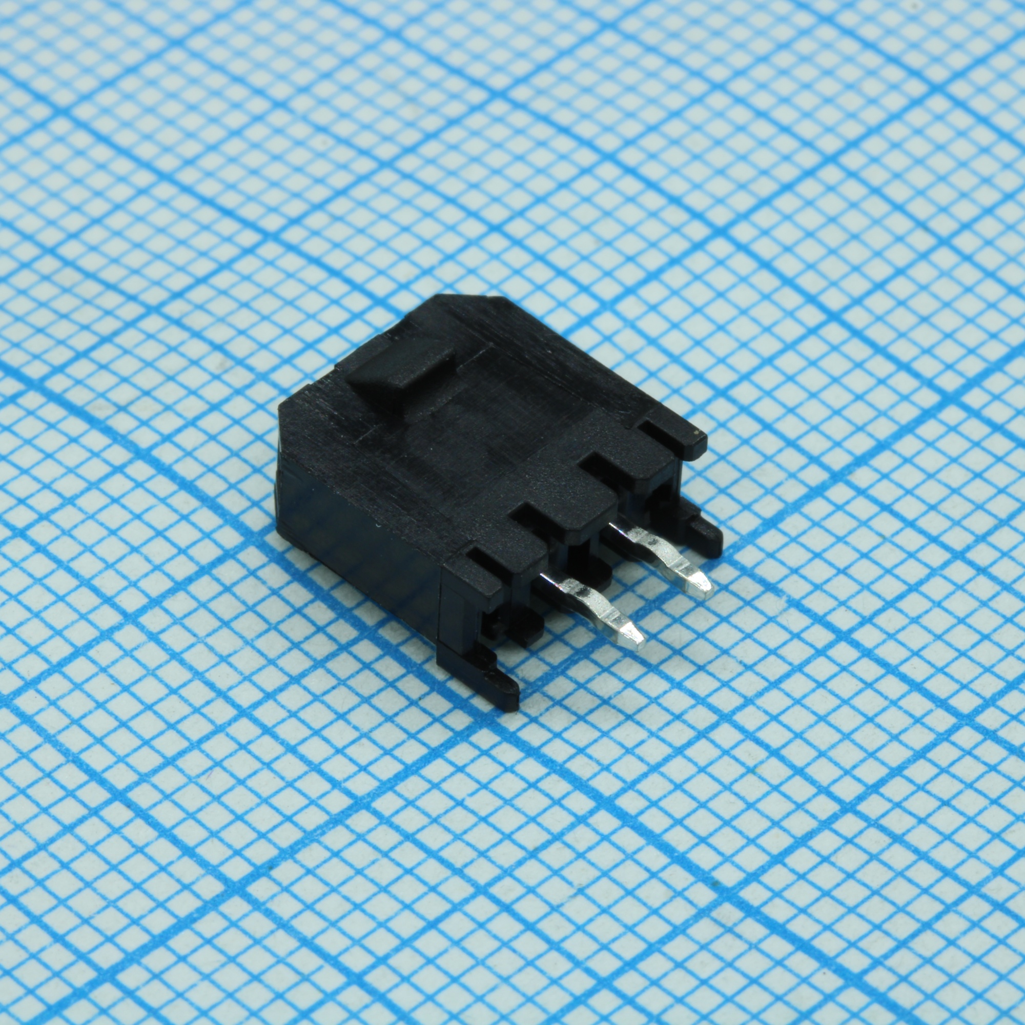 L-KLS1-XM1-3.00-1X02-S - 3.0mm Pitch Molex Micro Fit 3.0 Wire To Board Connector,Single layer,02 pins,Straight male pin.