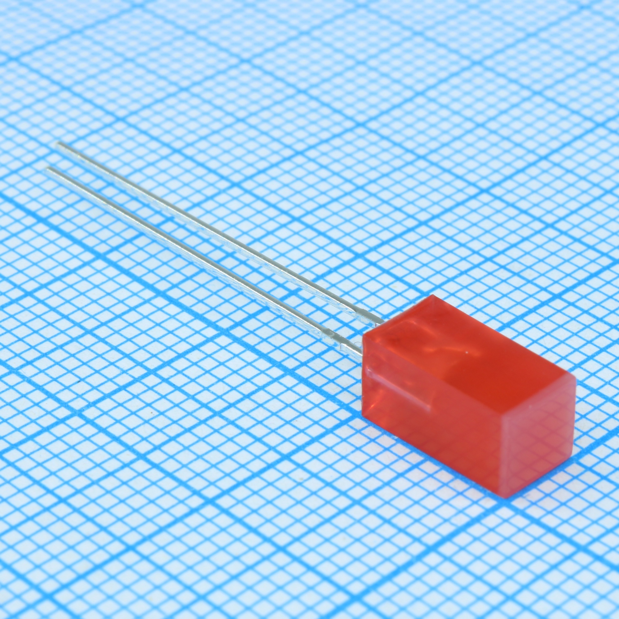 L-1553SURDTK - Светодиод 5х5мм/красный/645нм/86-160мКд/140°