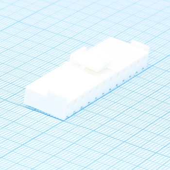 I-DS1073-SCW012 - Корпус разъема однорядный (розетка) на кабель 12 контактов шаг 3.96мм