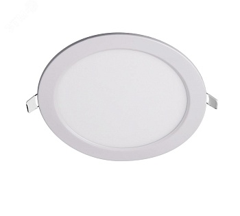 Светильник светодиодный PPL-R WH 12Вт 6500К IP40 d170мм ДВО встраив. ультратонкий кругл. 5008564A