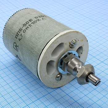 ППБ-50Е      4.7  ±10% - Резистор переменный проволочный 4.7Ом ±10% 50Вт