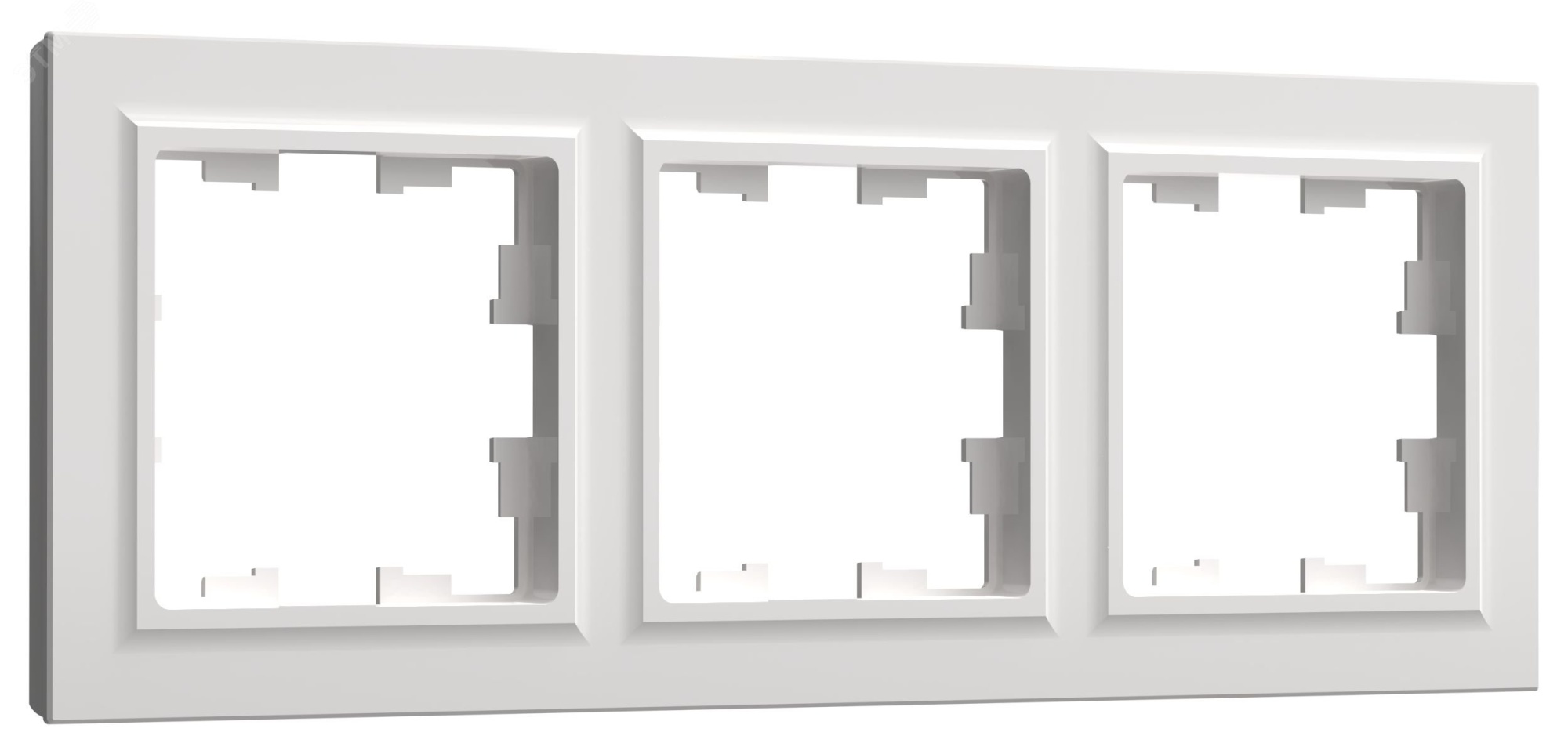 Рамка 3-м BRITE РУ-3-БрБ бел. BR-M32-K01
