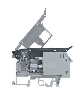 Клемма WK 4/THSI6,3 LED 60U/V0 - Предохранительная клемма, тип фиксации провода: винтовой, номинальное сечение: 4 мм кв., 1.5-4 mA, 60V, ширина: 10 мм, цвет: серый, тип монтажа: DIN 35