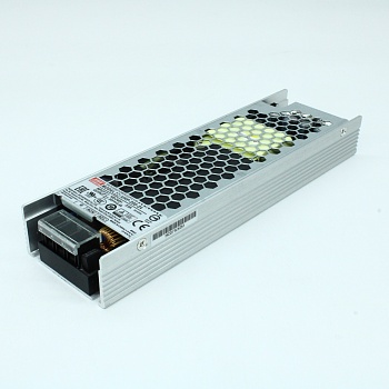 UHP-200-24 - AC-DC, 201.6Вт, вход 90…264В AC, 47…63Гц, выход 24В/8.4А, ККМ, рег. вых 22.8…25.2В, изоляция 3750В AC, в кожухе 194х55х26мм, -30…+70°С