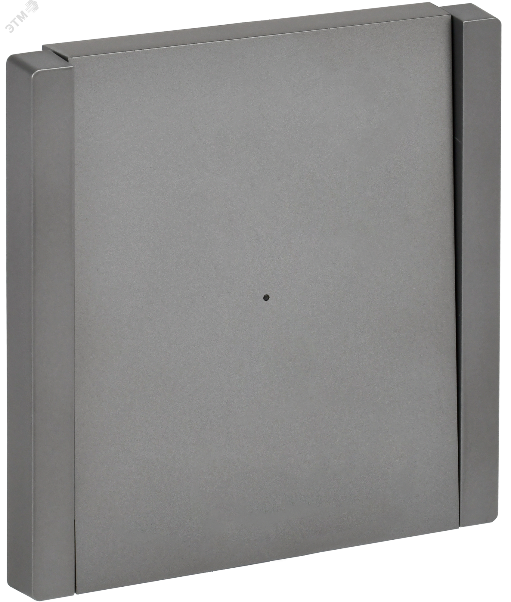 FORTE&PIANO Выключатель 1-клавишный проходной с индикацией 10А FP504 сталь IEK FP-V12-1-10-1-K46