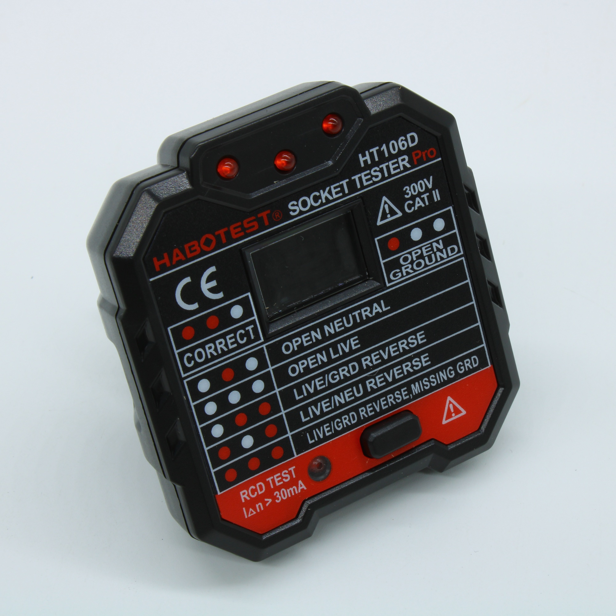 HT106D - Тестер розеток и УЗО