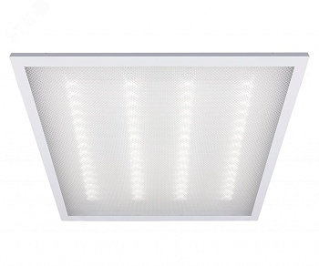 Светильник светодиодный ДВО-36w 595х595х19 4000K  3600Лм призма IP40 2853486K