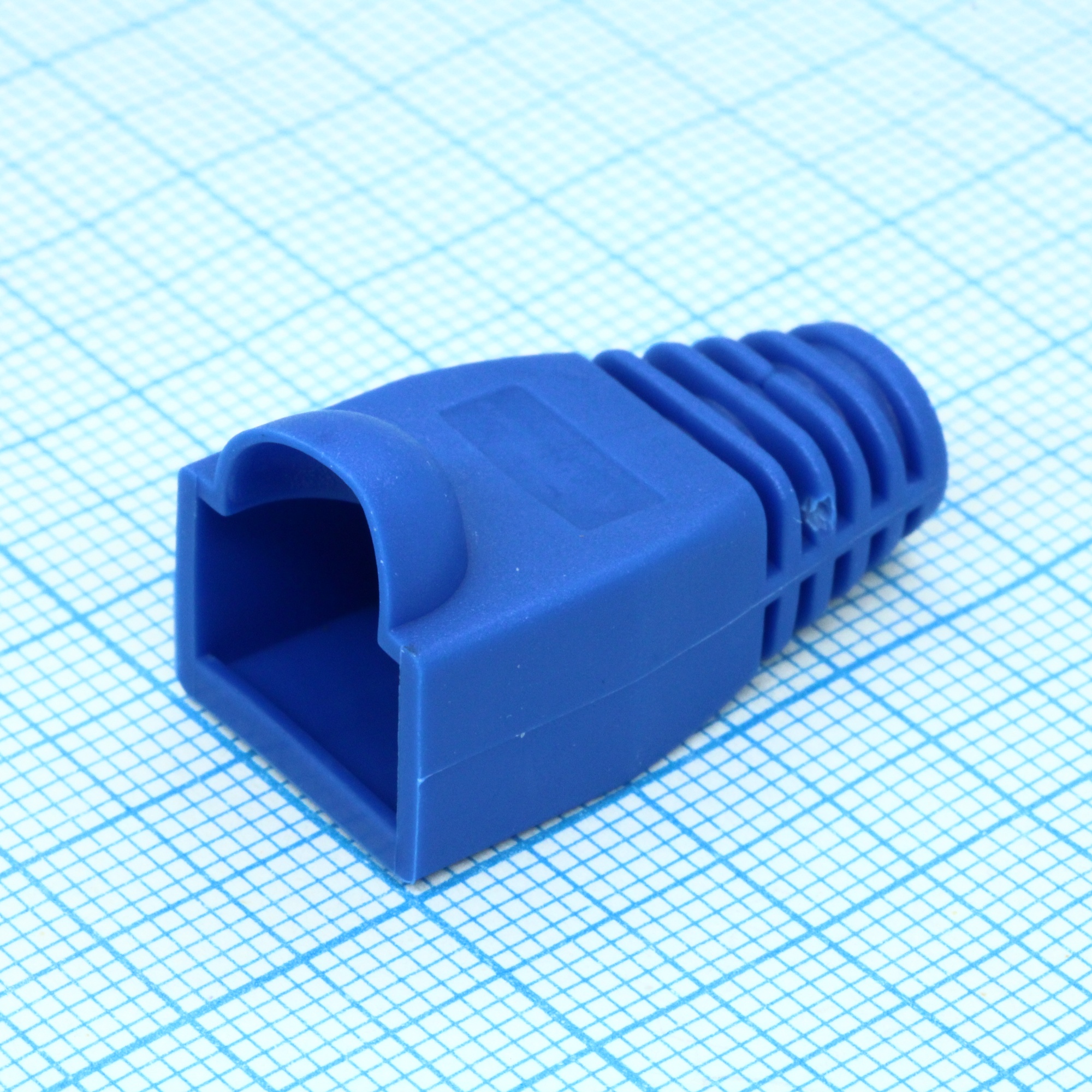 Колпачок изолирующий для RJ-45 синий - Колпачок RJ-45 синий REXANT для дополнительной защиты соединения разъема RJ-45 (8P8C) и кабеля