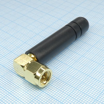 DAM-P2-D-N0-000-08-02 - Антенна GSM угловая 1dBi, 53мм, SMA