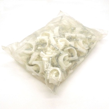 Скоба 25 мм(100 шт) - для связки проводов к стене