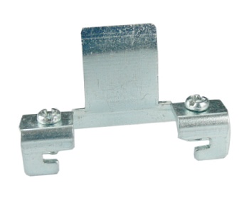 Концевой стопор UTD-D2 - Концевой стопор на рейку DIN35, тип зажима: винт, ширина: 11 мм, металл