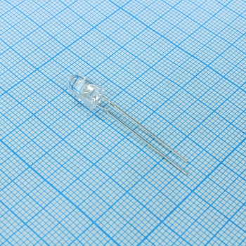 FYL-5013LRC1C - Светодиод 5мм красный, прозрачный 660нм 800мКд 15°