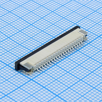 DS1020-07-20VBT1A-R - FPC разъем для шлейфа на плату, поверхностный монтаж 20pin, шаг 1.00мм (контакты снизу)