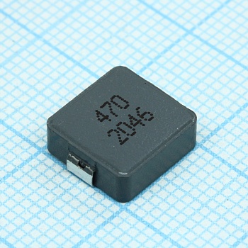 SRP1038A-470M - SMD индуктивность проволочная, на ферритовом сердечнике, экранированная 47uH 20% 100KHz 20Q-Factor Carbonyl Powder 3A 167mOhm