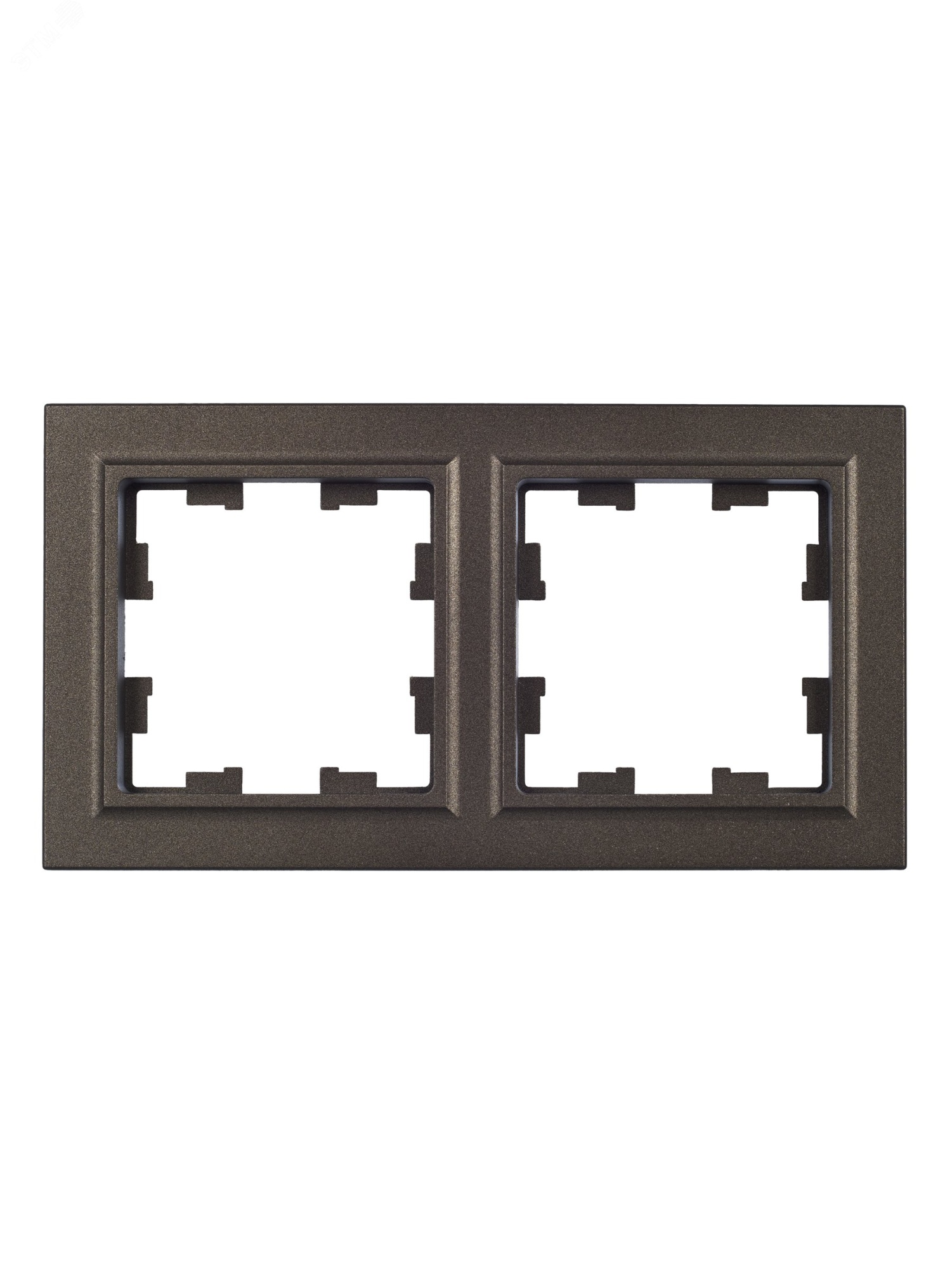 Рамка 2-м BRITE РУ-2-БрТБ бронза BR-M22-K45