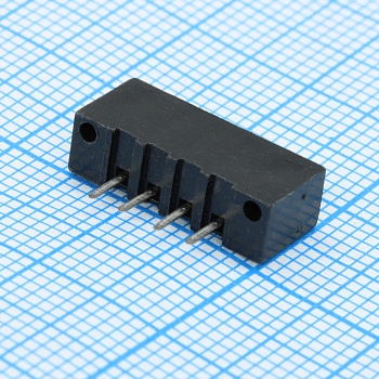 DS1020-04ST1D - FPC разъем для шлейфа на плату прямой 4pin, шаг 2.54мм