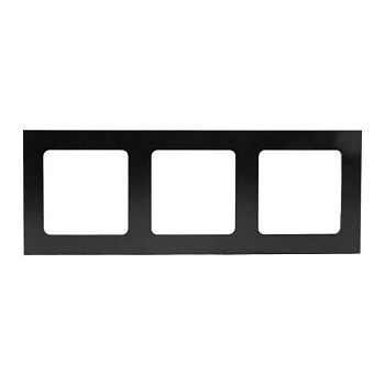 Рамка 3-м Стокгольм металл. черн. PROxima EZM-G-304-10