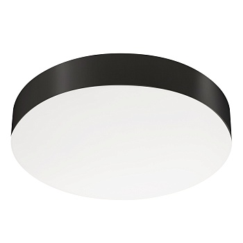 Светильник SP-FLOWER-R360-18W Day4000-MIX (BK, 110 deg, 230V, MOTION) 042574 - Светодиодный светильник с микроволновым датчиком движения, с изменяемой мощностью и цветовой температурой. Мощность полная 13-18 Вт (переключается), св. поток 1560-2070 лм, 115