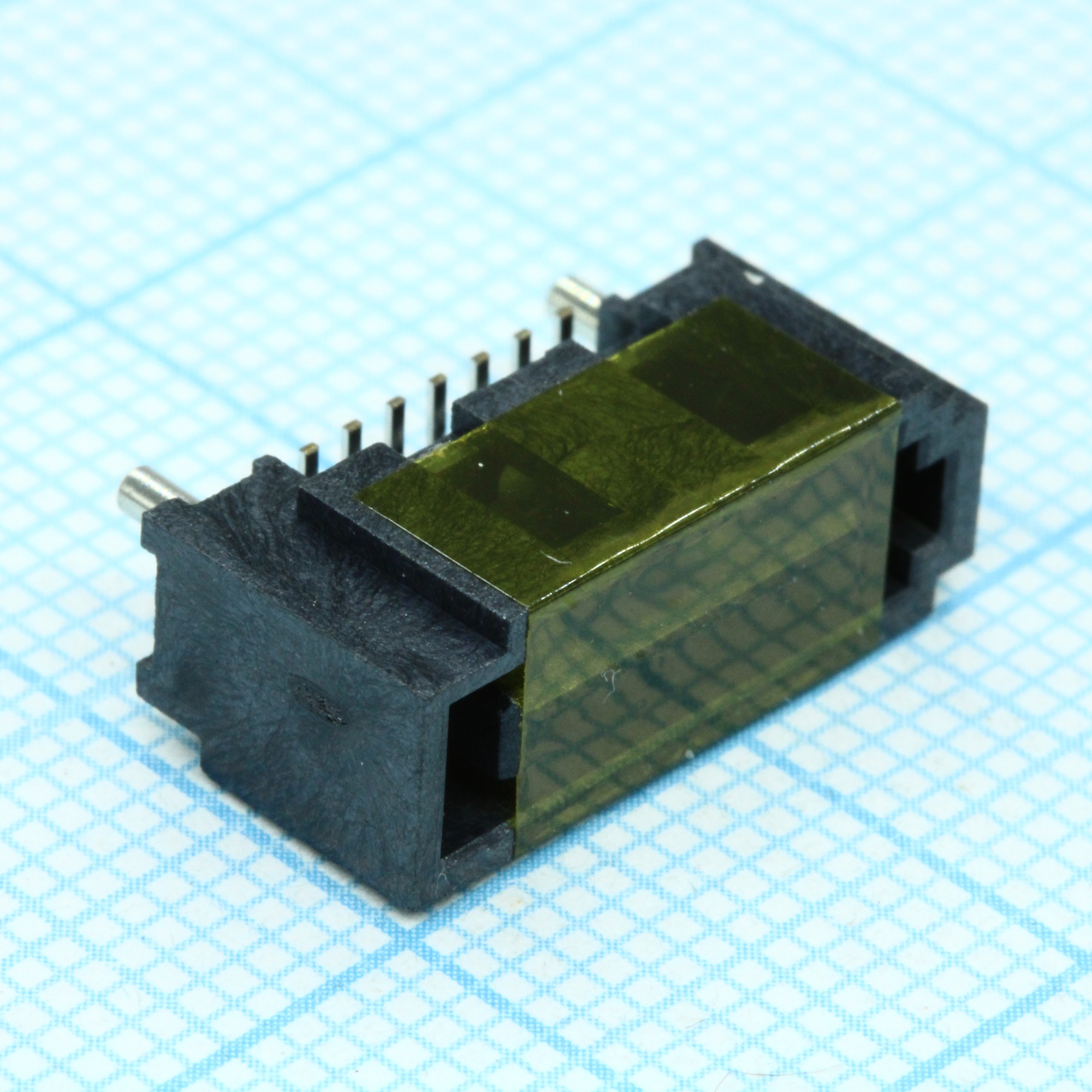 473065001 - Разъем SATA быстррого соединения шаг 1.27 мм вертикальный для поверхностного монтажа