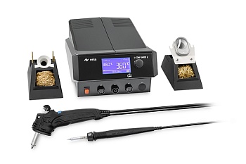0ICV2005XVI - Двухканальная антистатическая паяльная станция i-CON VARIO 2 MK2 с демонтажным устройством Ersa X-TOOL VARIO 0740EDJ и паяльником i-TOOL MK2 0105CDJ с возможностью подключения других инструментов