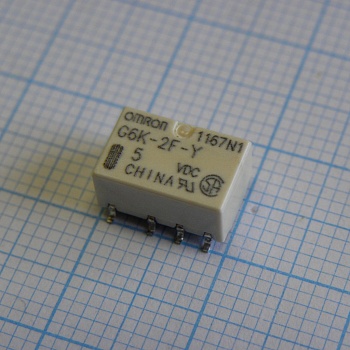 G6K-2FY-5DC - Signal Relay 5VDC 1A DPDT(10x7.8x5.2)mm