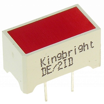 DE/2ID - LED модуль/7,5х14мм/красный/625нм/9-31мкд