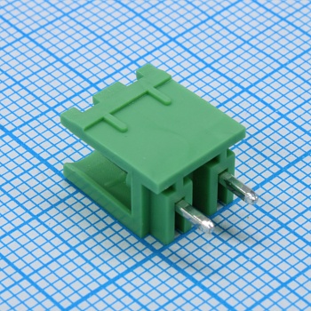 2EGTV-5.08-02P-14-00 - Разъемный клеммный блок на плату, 2 контакта. Серия 2EGTV-5.08