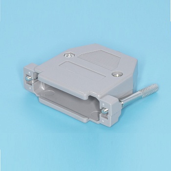 DPT-25C-G - Корпус разъема 25 контактов с удлиненными винтами, серый