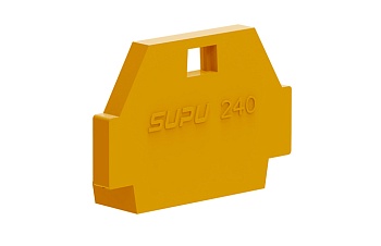 Торцевая крышка 240642 - Торцевая крышка для клемм TB, цвет: оранжевый